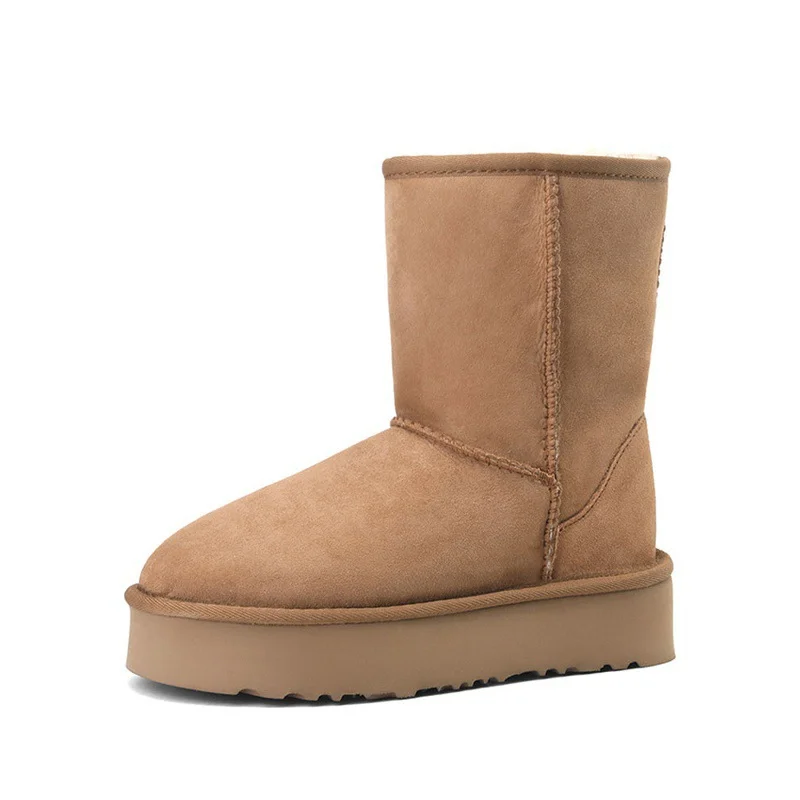 Breakj Breakj Autumn And Winter New Thick Bottom To Keep Warm Snow Boots Women With Velvet Winter Cotton Shoes