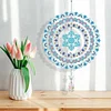 DIY Diamond Painting Double-sided Rotatable Snowflake Hanging Wind Chime Suncatcher Hanging Kit