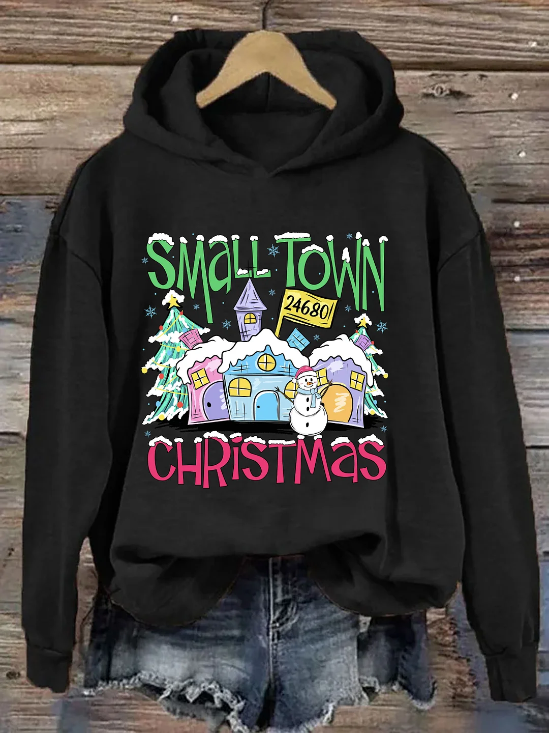 Small Town Christmas Hoodie