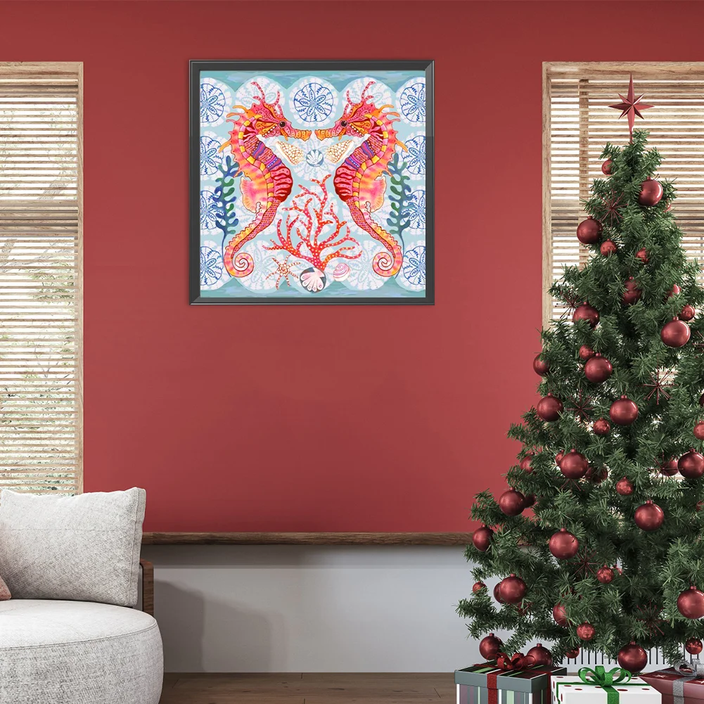 DIY Paint By Number 40*40cm - Seahorse