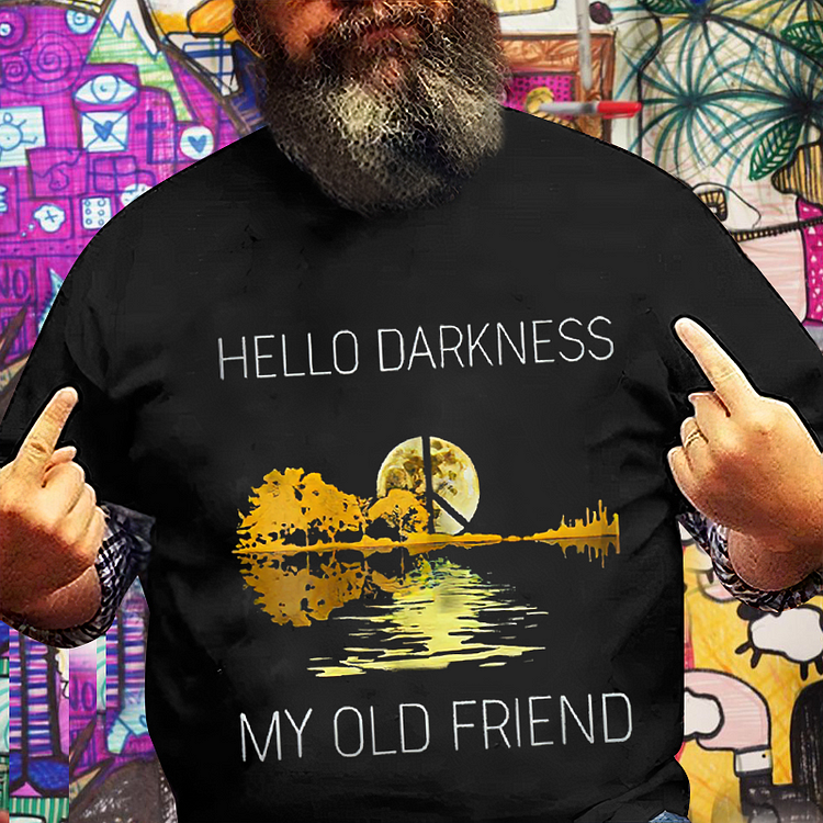 Hello Darkness My Old Friend Men's T-shirt socialshop