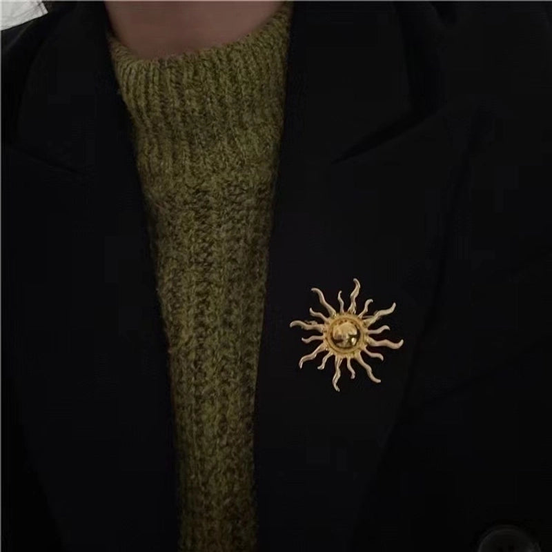 Elegant Pin Flower Imitation Pearl Plating Women’s Brooches