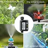 Sprinkler Timer with Easy Installation Rain Sensing Programmable Hose Faucet Controller IPX5 Waterproof for Plant Yard Lawns Outdoor (English Version)