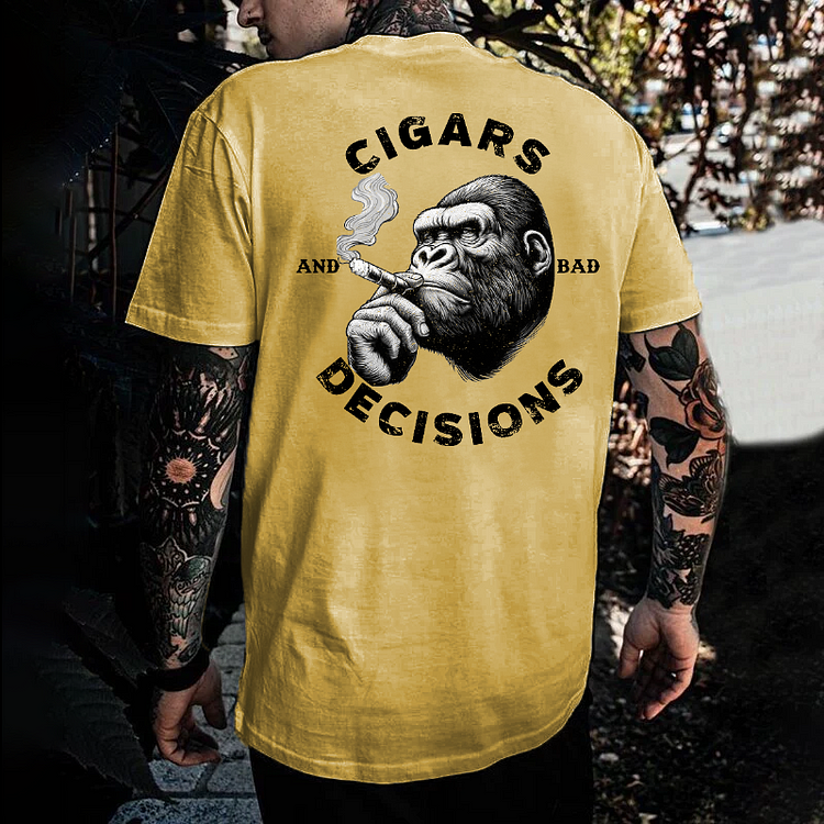 Cigars & Bad Decisions T-shirt