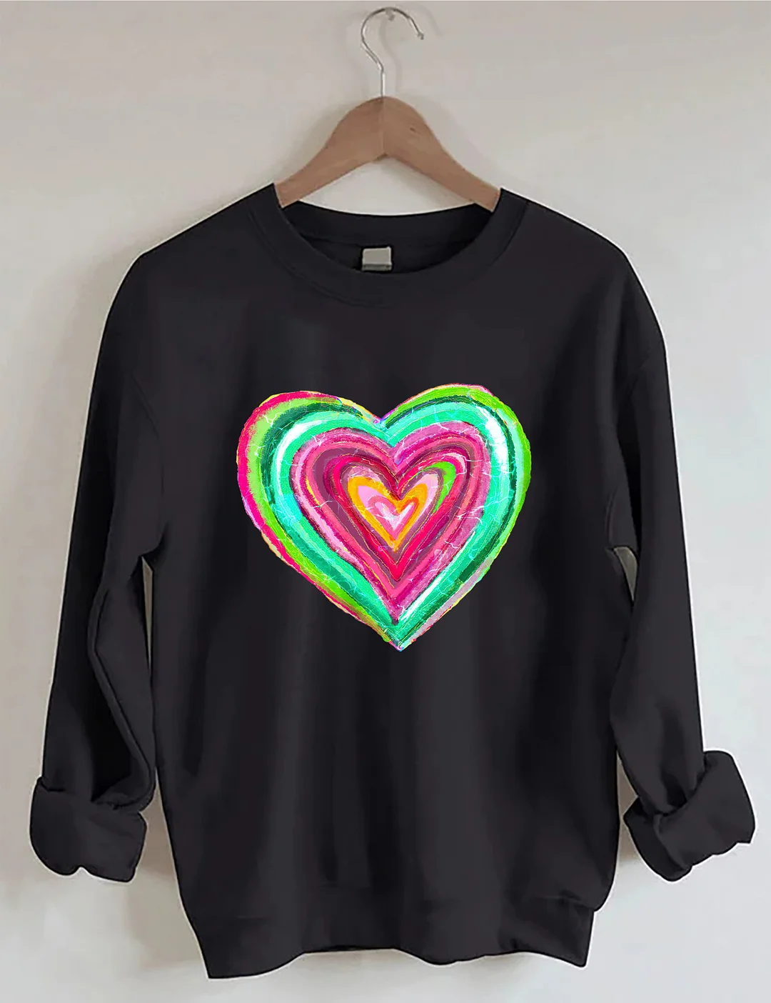 Valentines Day Colourful Love Sweatshirt