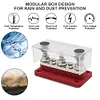 300A Bus Bar 48V Power Distribution Block 3+4 Way Bus Bar Box for RV Marine Boat