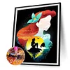 Ariel - Full Round Diamond Painting-(Silhouette style)
