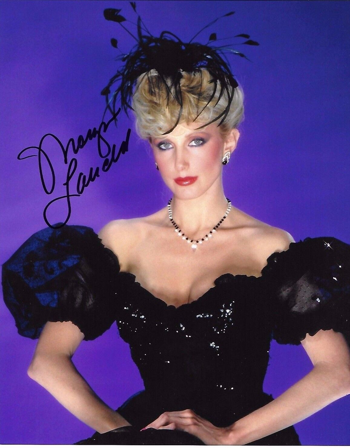 Morgan Fairchild Signed 8x10 Photo Poster painting - FRIENDS Actress & Dallas Babe -SEXY! H251