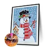 Diamond Painting-DIY Crystal Rhinestone Snowman