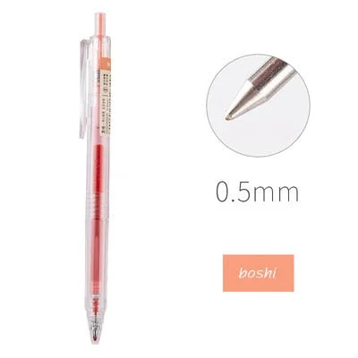 JIANWU 1pc 0.5mm Simple stationery 24 color gel pen creative journal pen cute neuter pen kawaii School supplies