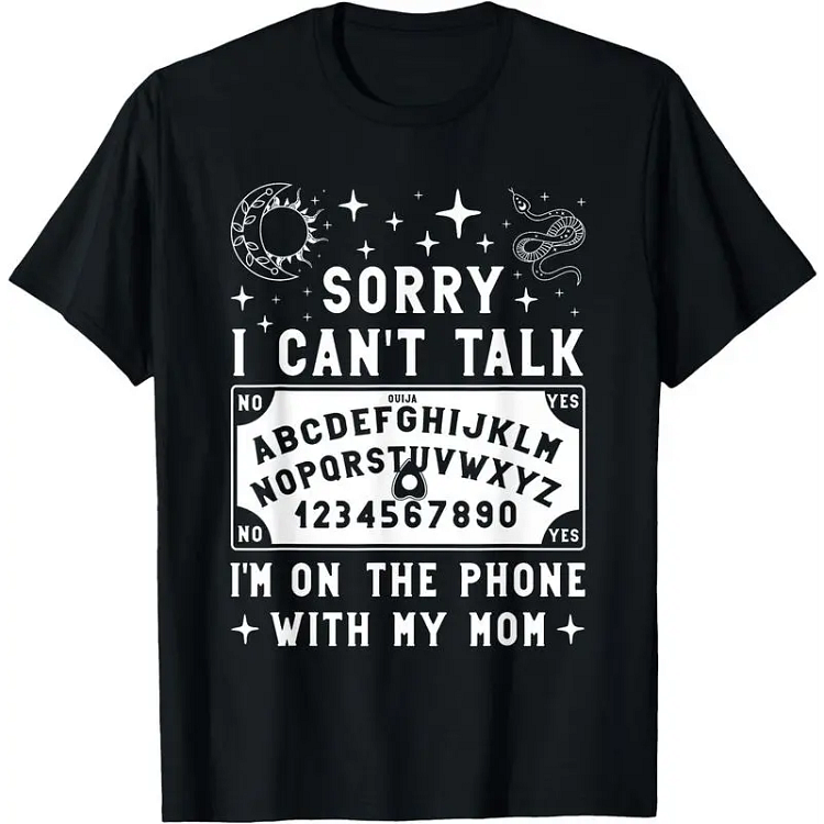 "Funny Ouija Mom Phone Tee &ndash; Casual T-Shirt, Hoodie & Sweatshirt" 🖤