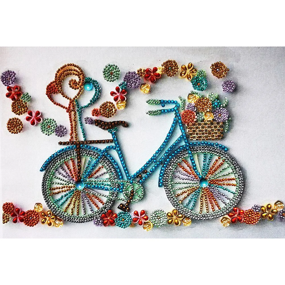 Diamond Painting - Special Shaped Drill - Bike(40*30cm)