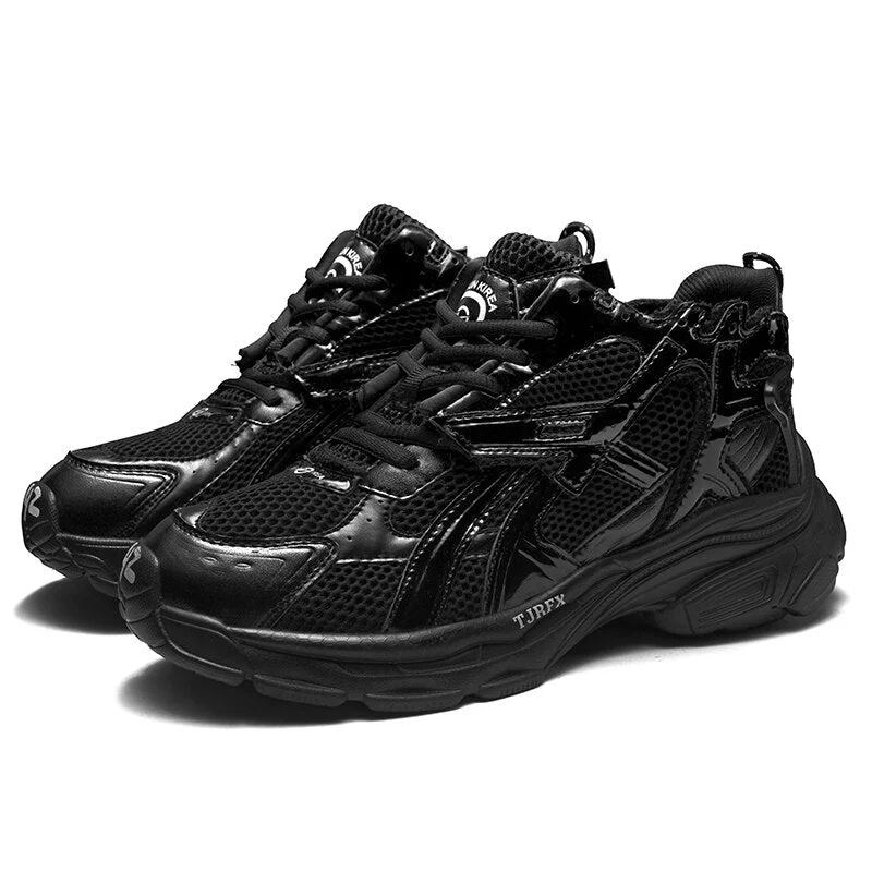 Unisex Spring Running Shoes Women Trend Chunky Sneakers Men Couples Platform Sport Shoes Mesh Walking Shoes  Zapatos De Hombre