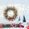 Acryl Weihnachtskranz - 5d DIY Handwerk Anhänger
