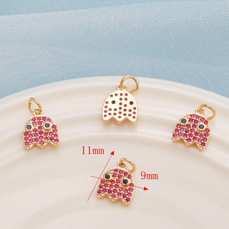 1 Piece Alloy Star Heart Shape Bow Knot Pendant