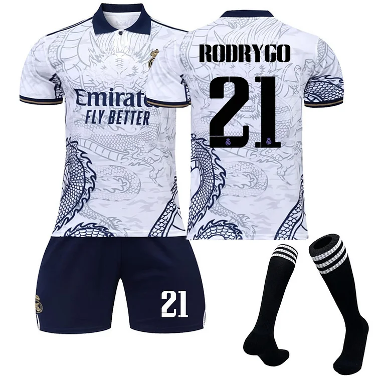 Real Madrid Rodrygo 21 Home Jersey Shirt 21-22