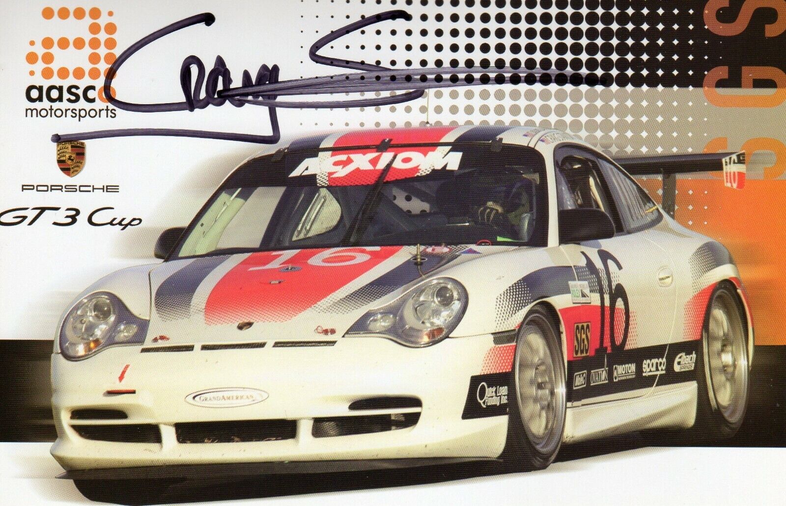 CRAIG STANTON AUTOGRAPH, MOTOR SPORT, GRAND AM ROLEX