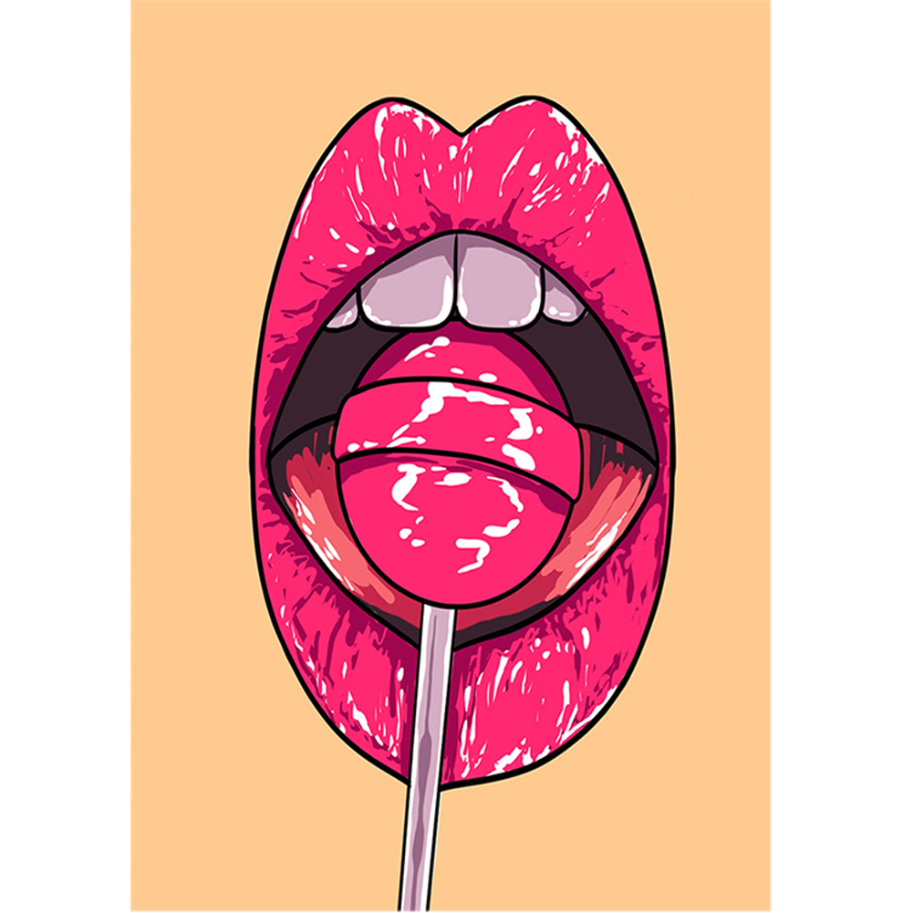 

Lipstick - Round Drill Diamond Painting - 30*40CM, 501 Original