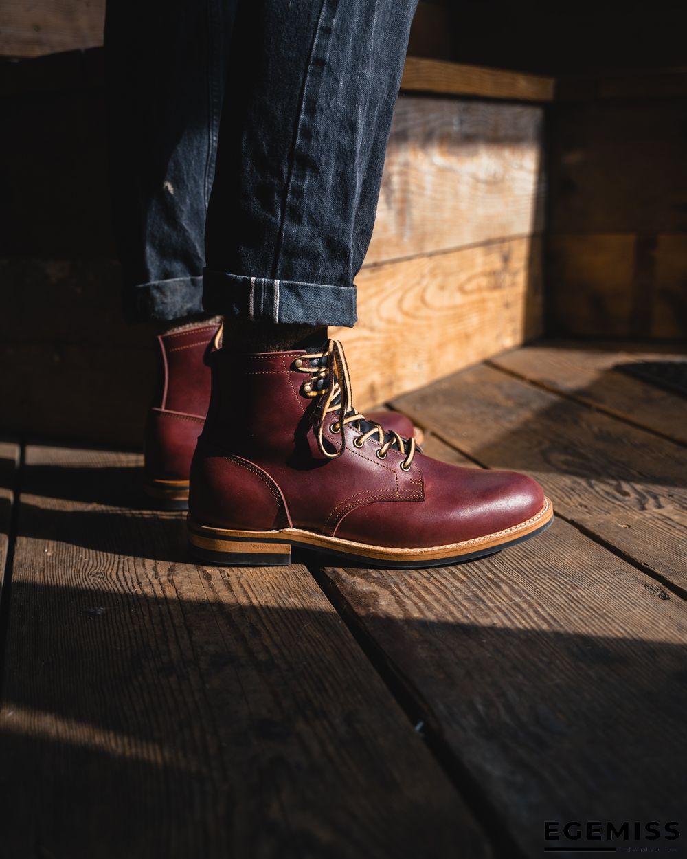 Cow Split Leather Men Boots Comfortable Boots Men Footwear Rubber Ankle Boots Men's Shoes | EGEMISS