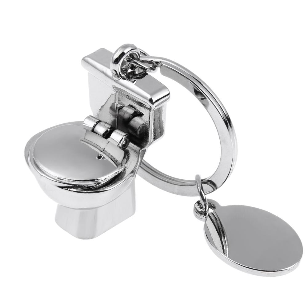 

Creative Toilet Lovely Keyrings Cute Key Ring Keyfob Keychains Gift, 501 Original