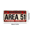 Area 51 - Car License(6*12Inch) - Garage