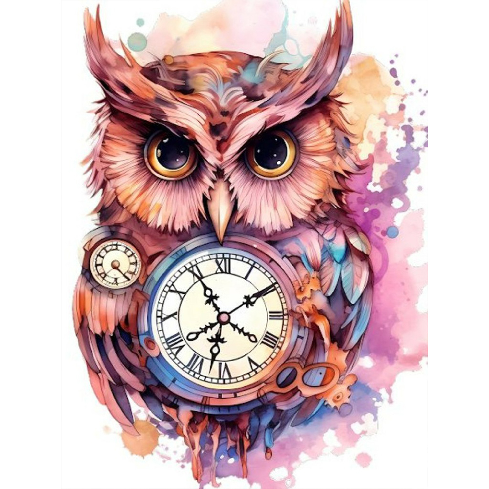 Valentine Love Owl - Full Round - Diamond Painting (30*30cm)