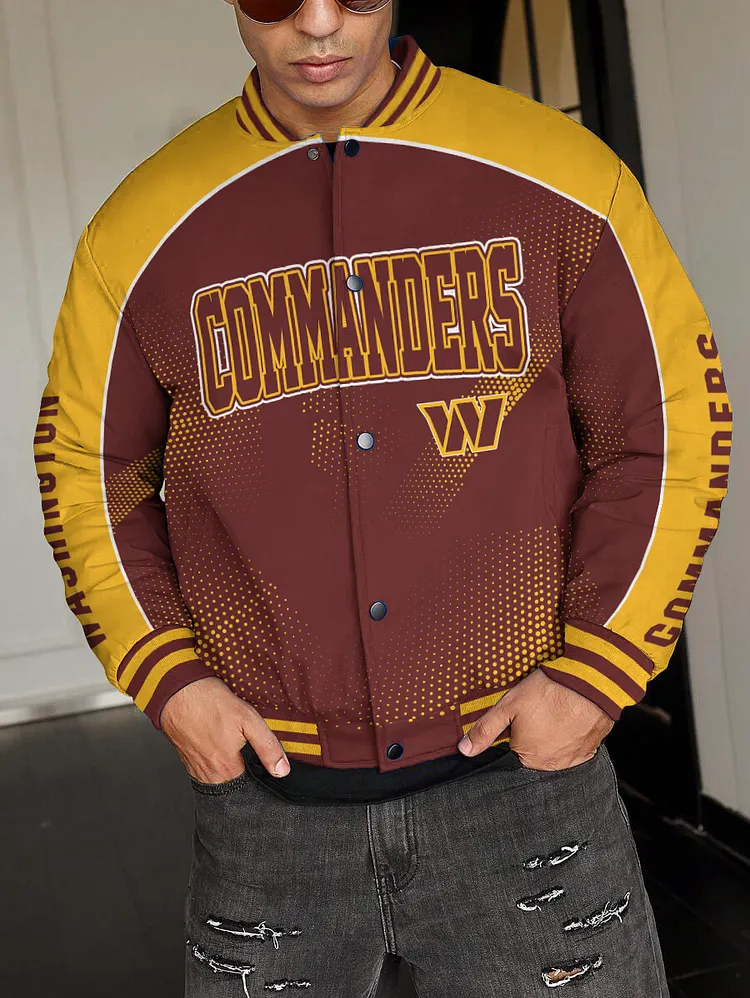 Washington Commanders National Football League 2024 Make Your Mark Unisex Varsity Jacket