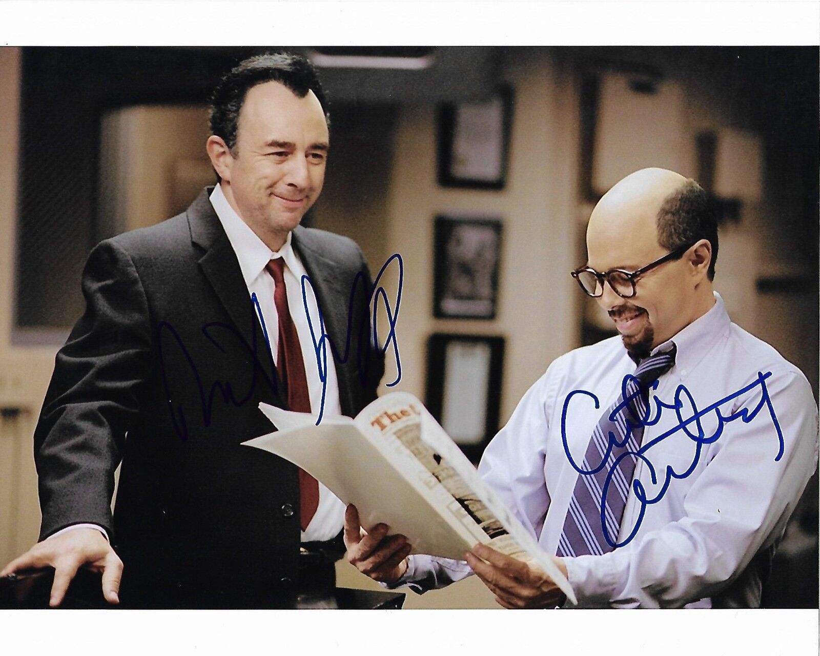 RAY AUTOGRAPHED Photo Poster painting SIGNED 8X10 #3 RICHARD SCHIFF CURTIS ARMSTRONG