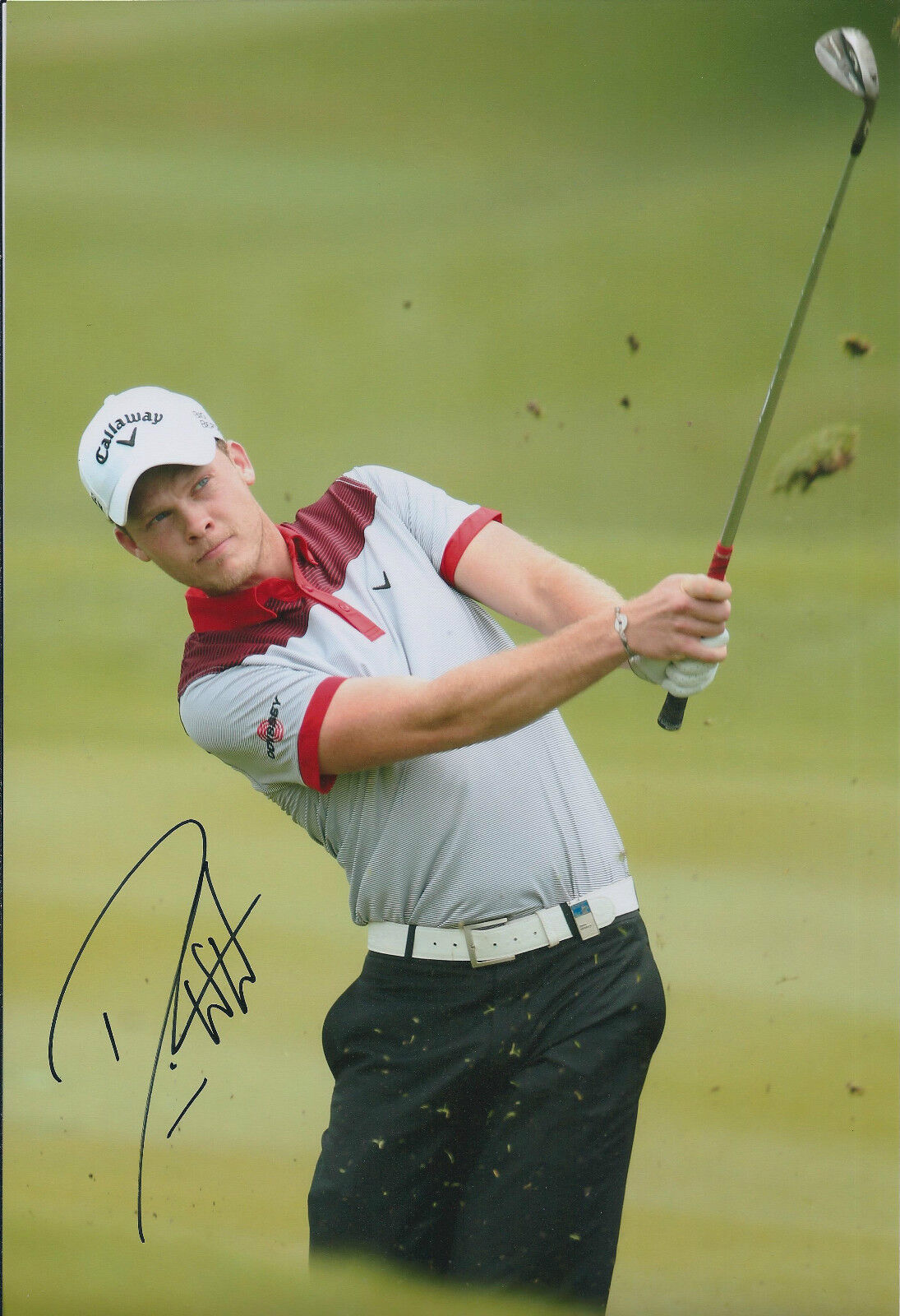 Danny WILLETT SIGNED Autograph 12x8 Photo Poster painting AFTAL COA Celtic Manor Wales Handa