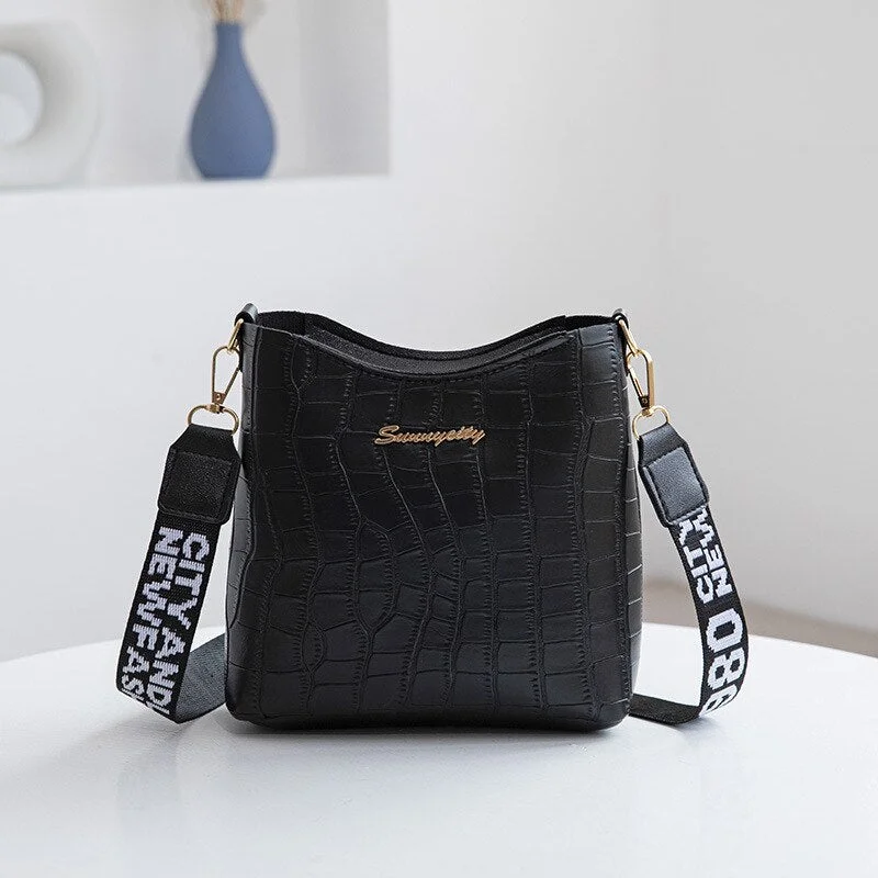 Fashion New Women Messenger Bags Crocodile Pu Leather Female Crossbody Shoulder Hand Bags for Women High Quality Ladies Handbags