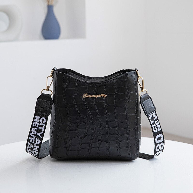 Fashion New Women Messenger Bags Crocodile Pu Leather Female Crossbody Shoulder Hand Bags for Women High Quality Ladies Handbags