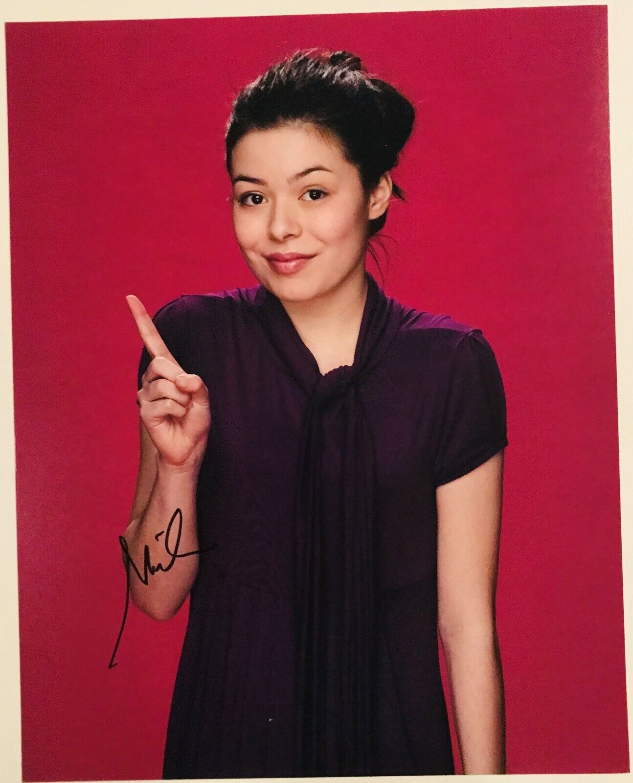 Miranda Cosgrove ICarly autographed Photo Poster painting signed 11x14 #1 Carly Shay