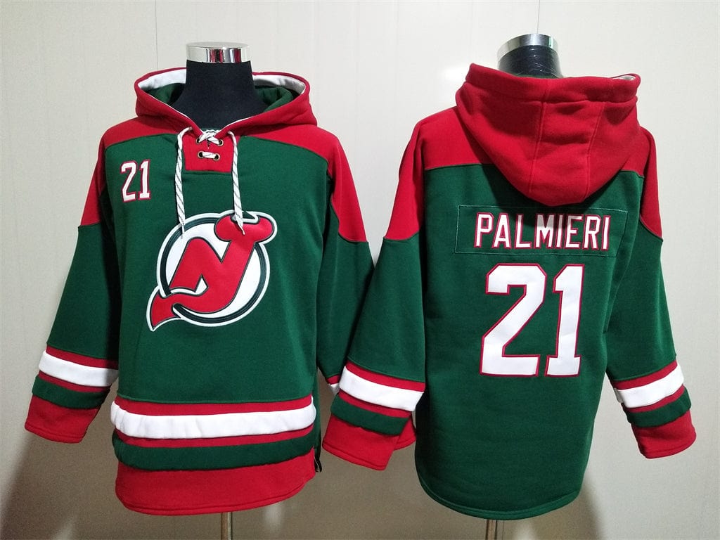 New Jersey Devils Hoodie #21 PALMIERI(Green) mysite