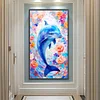 >SALE<5D DIY Full Round Drill Diamond Painting Dolphin Kit Home Decoration 40x70cm