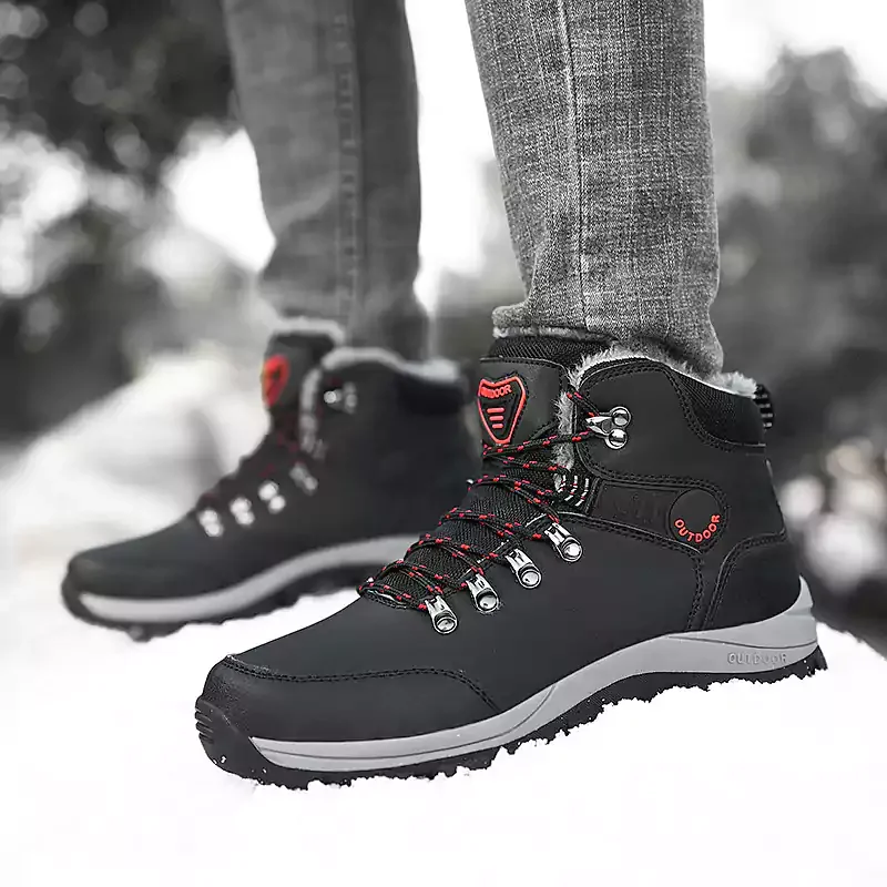 Letclo™ Men's Casual Versatile Leather Ankle Boots letclo Letclo