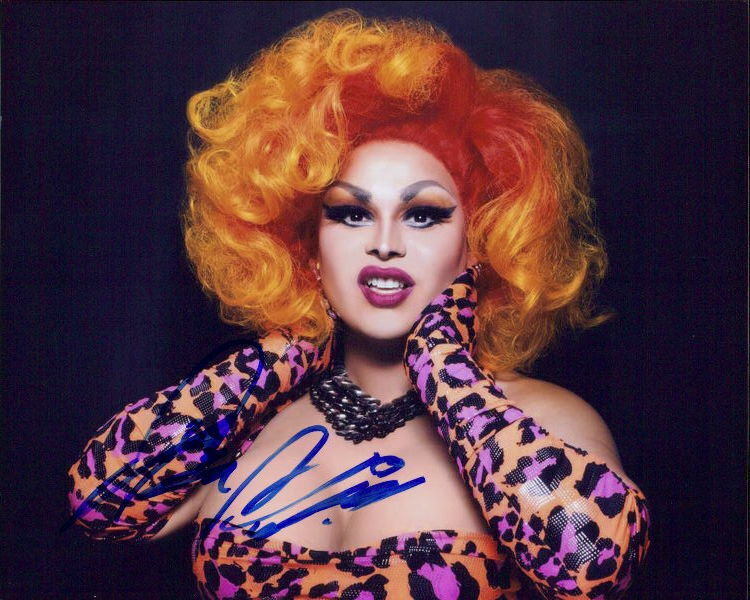 Jaymes Mansfield (RuPaul's Drag Race) signed 8x10 Photo Poster painting In-person