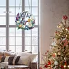 DIY Butterfly Flower Diamond Painting Wreath （Single Sided)
