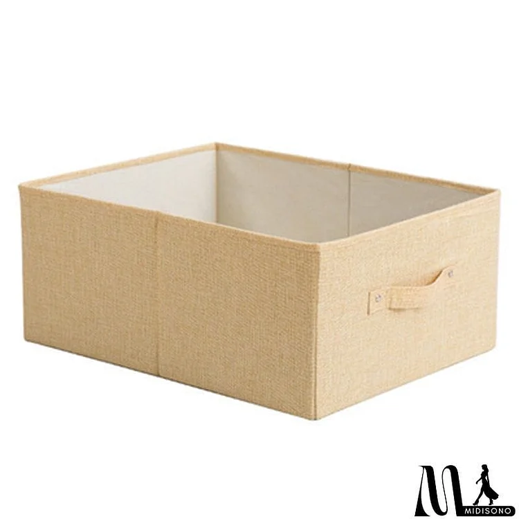 Drawer-Type Foldable Storage Box Without Lid