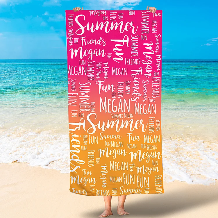 BlanketCute-Personalized Bath Towel with Your Name | 29