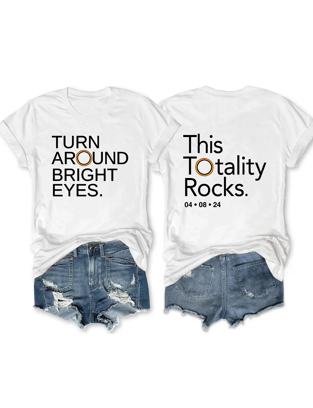 Turn Around Bright Eyes This Totality Rocks T-shirt