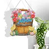 DIY Special Shaped Diamond Painting Easter Egg Bunny Festival Hanging With Lamp String Kit