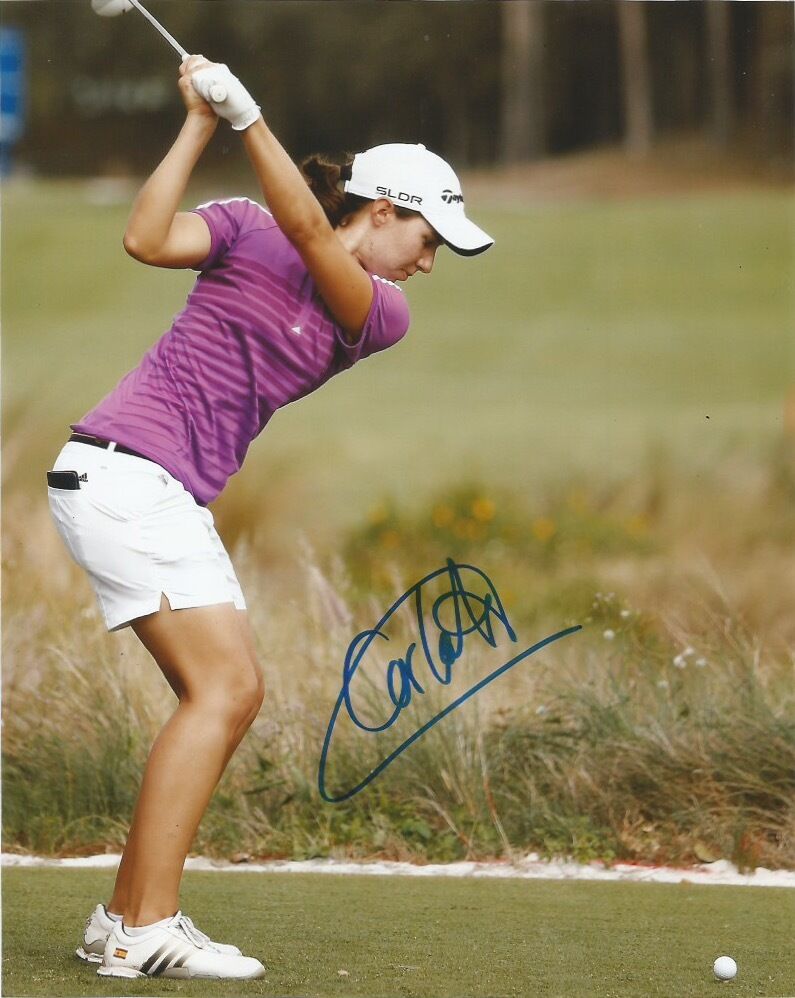 LPGA Carlota Ciganda Autographed Signed 8x10 Photo Poster painting COA GG