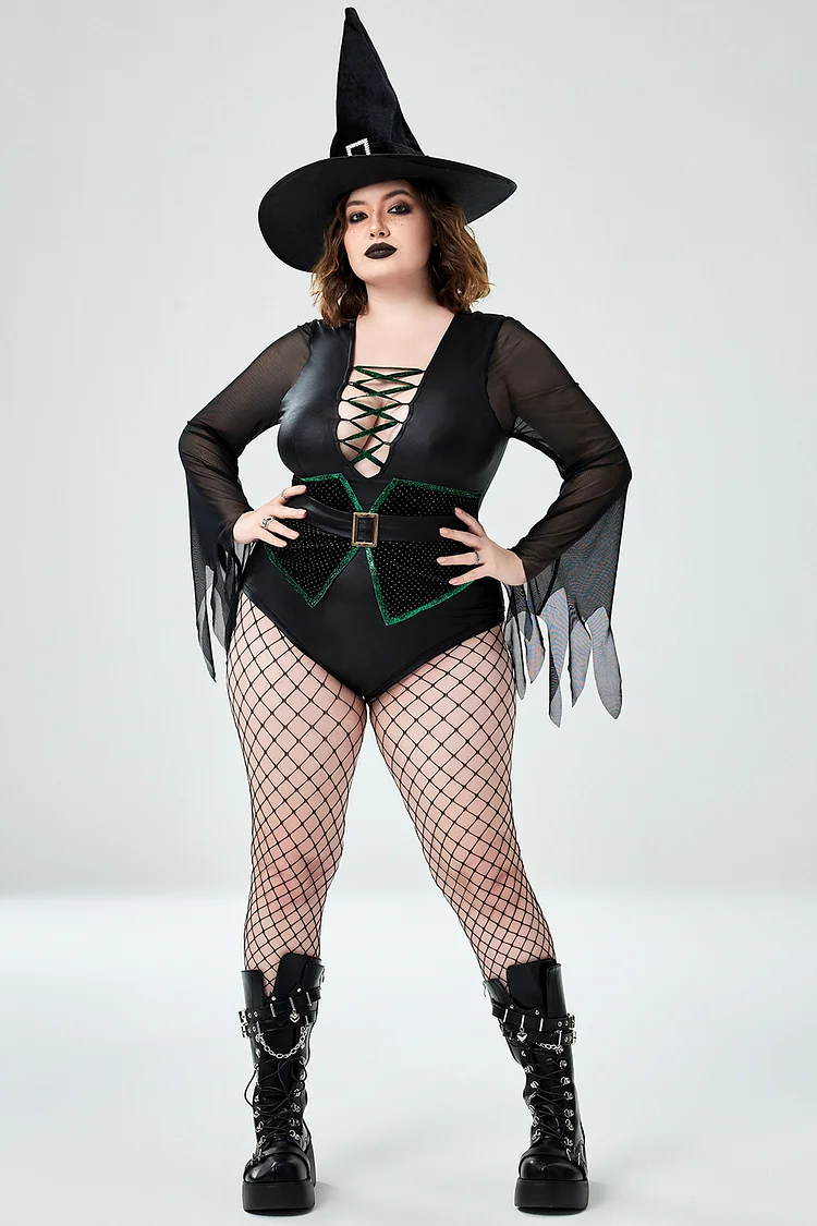 Emerald Witch Halloween shops Costume XL