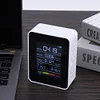 5 in 1 Digital Air Quality Monitor CO2 TVOC HCHO Temp Humidity Detector (White)