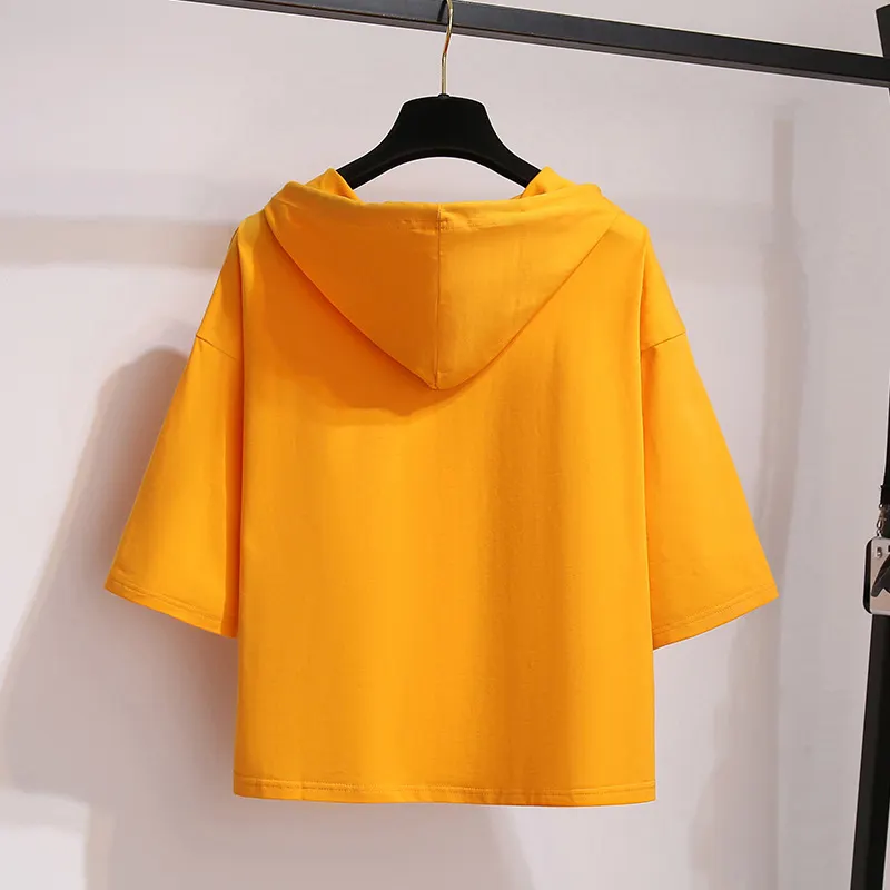 Uveng Uveng Summer New Sunscreen Hat Short-Sleeve T-Shirt Female Students Korean Clothes Women's Bagtop Women's Clothing