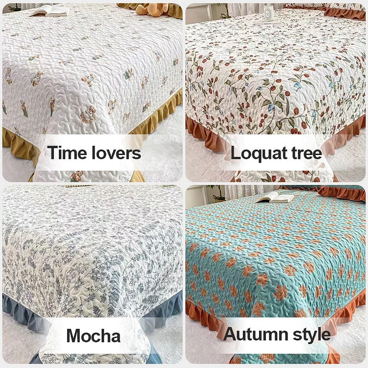 Cotton &Linen Three-piece Bedding Set