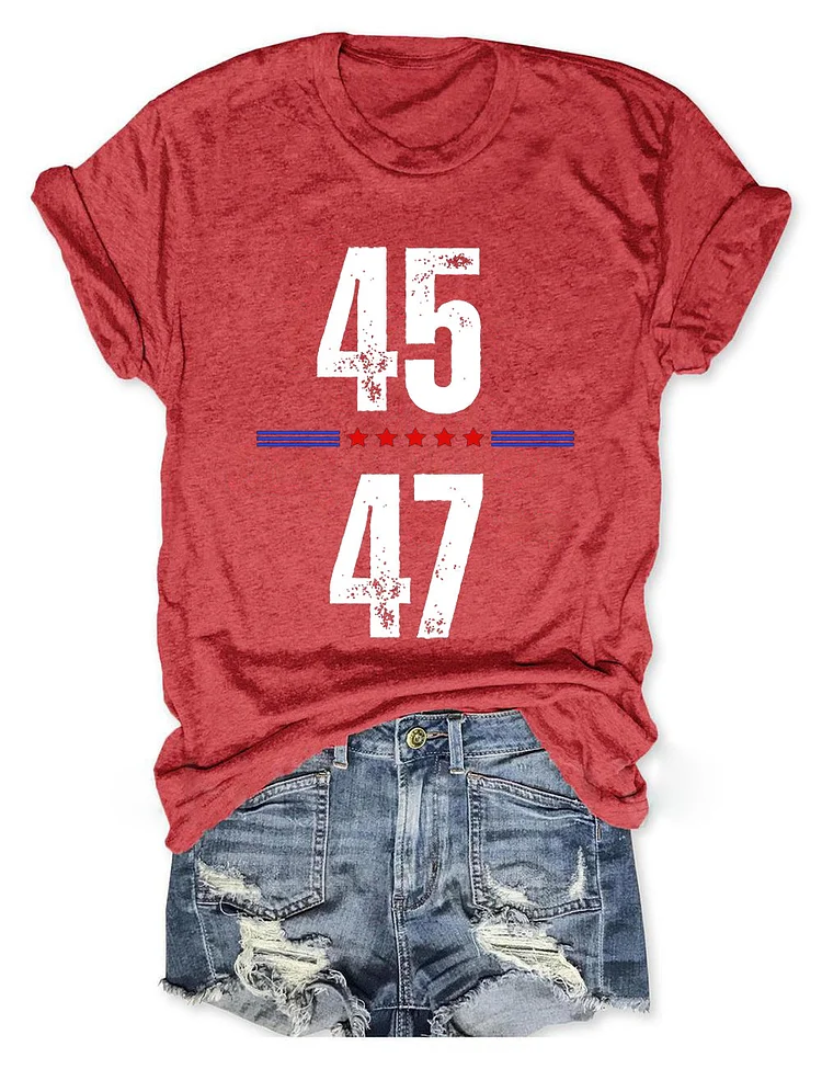 Women's 45 47 Print T-Shirt