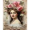 >SALE<Lady Printed Cross Stitch Kit 40x50cm DIY 11CT Thread Art Needlework Home Decor