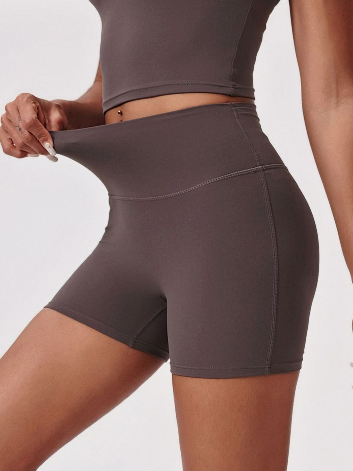 High Waisted Performance Shorts