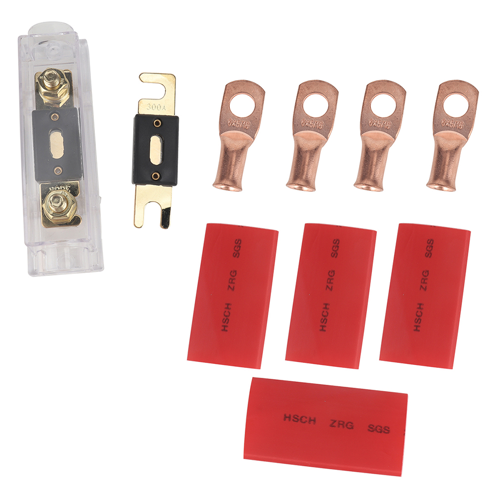 

Car Stereo Audio Inline ANL Fuse Holder with 2pcs 300 Amp ANL Fuses Kit, 501 Original